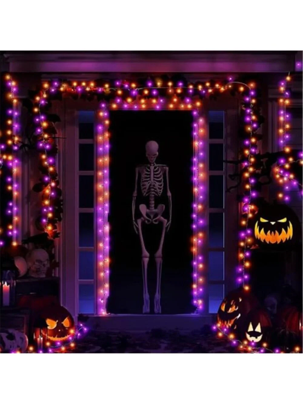 Bright 164 FT 500 LED Halloween String Lights Waterproof Halloween